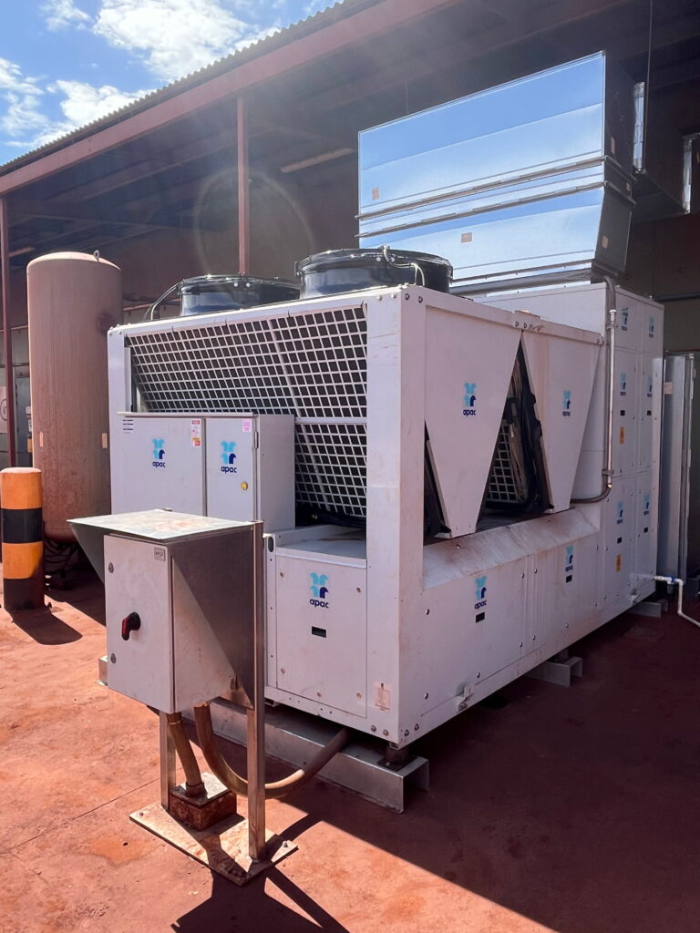 170 kW APAC HVAC package unit at Pilbara mining site with dual fans and corrosion-resistant design