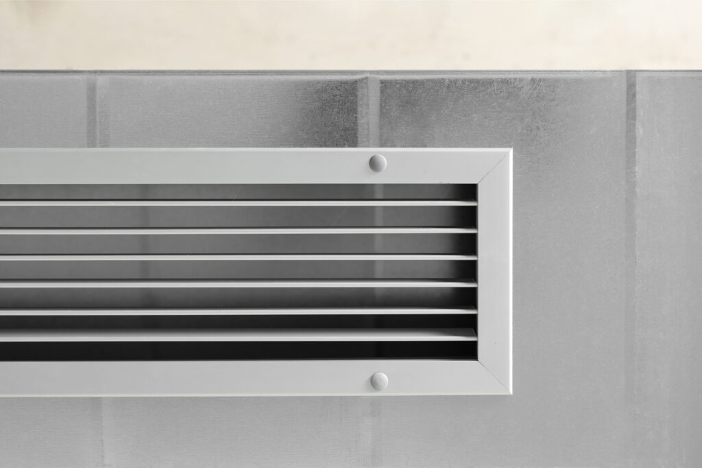 Adjustable Vent Controlling Airflow in a Business Environment